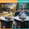 ATLI TB-001 Tire Pressure Monitoring System - TPMS Tire Pressure Monitor System with Solar Charger
