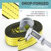 Tow Strap with Reinforced Loops 2in x 30ft Vehicle Recovery Rope 10,000 lbs Pound Capacity Recovery Strap yellow2
