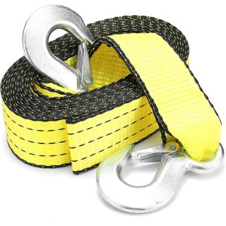 Tow Strap with Reinforced Loops 2in x 30ft Vehicle Recovery Rope 10,000 lbs Pound Capacity Recovery Strap yellow2