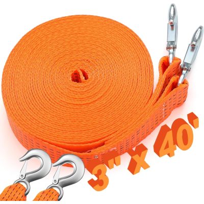 Tow Strap with Hooks 3