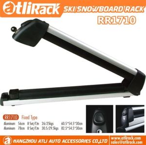RR1710 Aluminum Ski Snowboard Roof Racks with Key Locked