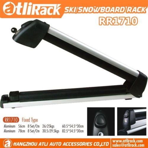 RR1710 Aluminum Ski Snowboard Roof Racks with Key Locked