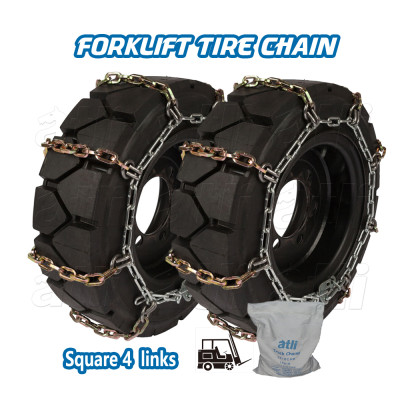 FTD4-Square Link Standard Forklift Tire Chains