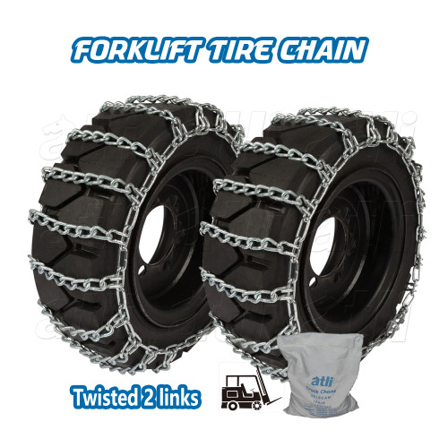 FL2-Twisted Link Ladder Type Forklift Tire Chains