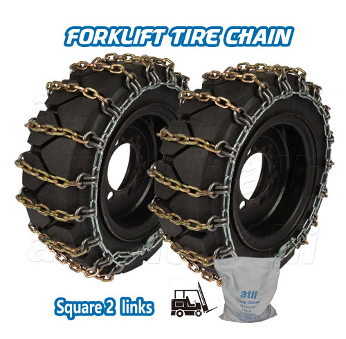 FL2-Twisted Link Ladder Type Forklift Tire Chains
