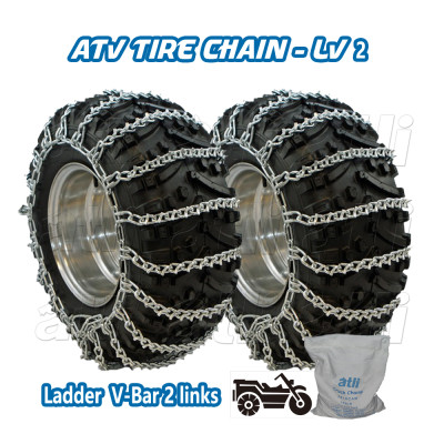 Ladder Type Reinforced ATV Tire Chains with V-Bar