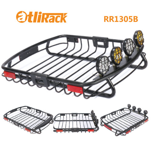 RR1305 Heavy Duty Vehicle Roof Cargo Basket Roof Rack Basket