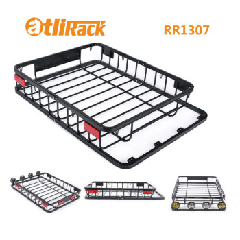 RR1307 Car Steel Construction Car Top Luggage Holder Carrier Basket for SUV, Truck