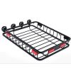 RR1307 Car Steel Construction Car Top Luggage Holder Carrier Basket for SUV, Truck