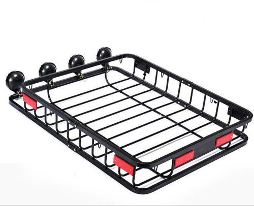 RR1307 Car Steel Construction Car Top Luggage Holder Carrier Basket for SUV, Truck