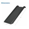 39-in Pet Ramp, Portable Dog Ramp for Small Cars and Furniture, Non-Skid Surface, Black