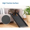 39-in Pet Ramp, Portable Dog Ramp for Small Cars and Furniture, Non-Skid Surface, Black