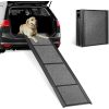 Extra Long 67’’Dog Car Ramp for Large Dogs, Foldable Pet Ramps with Non-Slip Soft Surface, Dog Ramps for Dogs up to 250LBS, Portable Dog Steps for Small Medium Large Dogs to Get into Car SUV Truck
