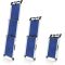 Dog Ramp for Car - Anti-Slip Dog Car Ramp for Large Dogs SUV - Stable 250LBS Capacity - Telescoping Pet Ramp for Car - Portable - Night Safety Reflective Sides - Fixing Clip - Blue