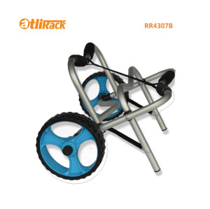 RR4307 Foldable Paddle Board Trolley Boat Trailer Transport with NO-Flat Airless Tires Wheels