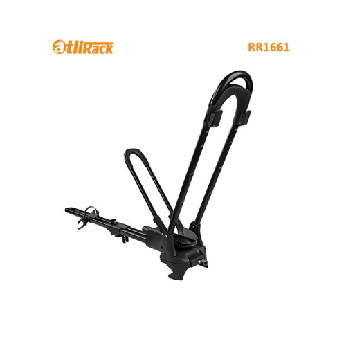 RR1661 HighRoad Wheel-On Upright Bike Mount for Rooftop Racks for Cars, SUVs