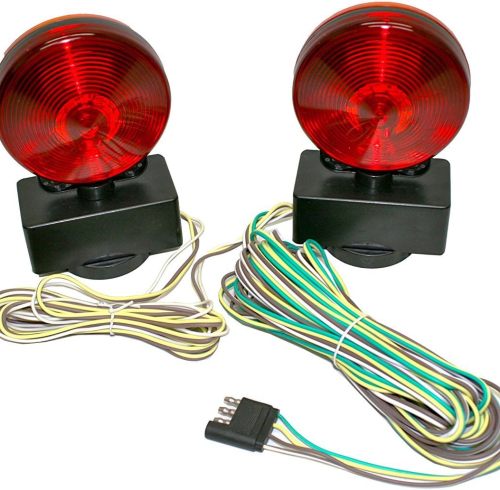 Magnetic Towing Light Kit (Dual Sided for RV, Boat, Trailer and More DOT Approved)
