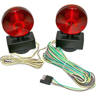Magnetic Towing Light Kit (Dual Sided for RV, Boat, Trailer and More DOT Approved)