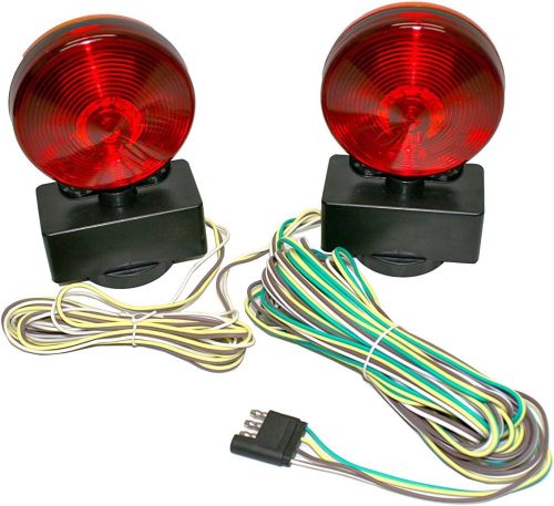 Magnetic Towing Light Kit (Dual Sided for RV, Boat, Trailer and More DOT Approved)