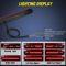 LED Trailer Light Bar 16Inch 12 LED Red Running Brake Sequential Turn Signals Tail Light Waterproof Rear Maker ID Bar for 12V Trailer Boat Truck RV