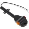 2Pcs RED LED Trailer Fender Lights Bullet LED Clearance Marker Light Left Right Amber Front Red Rear