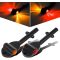 2Pcs RED LED Trailer Fender Lights Bullet LED Clearance Marker Light Left Right Amber Front Red Rear