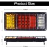 40 LED Truck Tail Light Bar, Super Bright Turn Signal Brake Reverse Tail Light with Iron Net Protection for 10-30 Volt Truck Boat Snowmobile Trailer Pickup RV Camper UTV UTE Vans