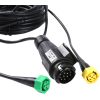 Trailer Tail Lights Kit Truck Rear Lamp Indicator Lighting Wiring Kit with 13 Pin Plug Connected with 2pcs 5.5m Long 5 Core Cable Suitable for Trailer Lorry Caravan or Truck