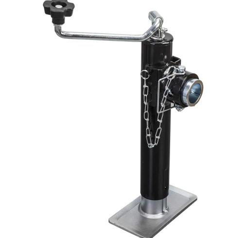 AtliFix ATJW-1010 2000 LBs Capacity Weld on Pipe Mount Swivel Trailer Jack