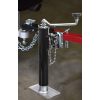 AtliFix ATJW-1010 2000 LBs Capacity Weld on Pipe Mount Swivel Trailer Jack
