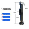 AtliFix ATHTJ-0204 12000 LBs Capacity Weld on Pipe Mount Swivel Trailer Jack