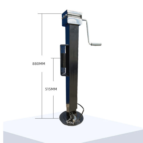 AtliFix ATHTJ-0204 12000 LBs Capacity Weld on Pipe Mount Swivel Trailer Jack