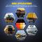 2PCS Trailer Tail Light Bar 20LED Brake Running Turn Signals Reverse Light Tail Lights IP65 Waterproof for 10-30V Truck Trailer Caravan Van RV UTV Camper Boat