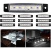 2PCS Trailer Tail Light Bar 20LED Brake Running Turn Signals Reverse Light Tail Lights IP65 Waterproof for 10-30V Truck Trailer Caravan Van RV UTV Camper Boat