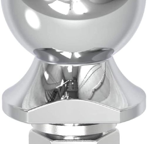 2" Diameter Trailer Hitch Ball: 3 Ton (6,000 lb) Capacity , Gray