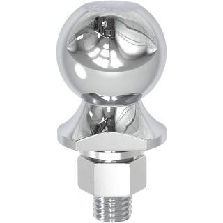 2" Diameter Trailer Hitch Ball: 3 Ton (6,000 lb) Capacity , Gray