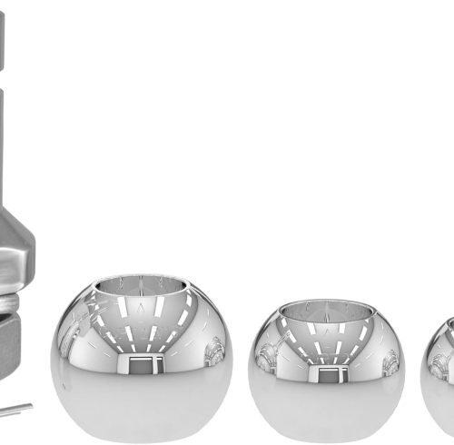 1-7/8, 2 and 2-5/16-Inch Chrome Steel Switch Ball Set, Up to 8,000 lbs
