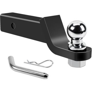 Trailer Ball Mount with 2" Ball and Hitch pin, Fits US 2in Receiver, Max 7500lbs, 2 inches Drop