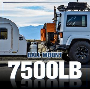Trailer Ball Mount with 2