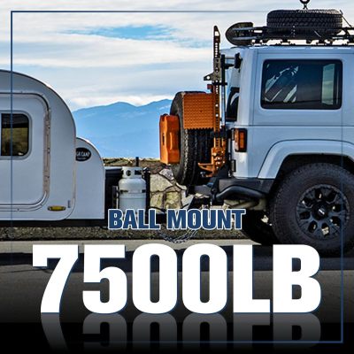 Trailer Ball Mount with 2