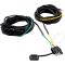 22FT 4 Pin 5 Wire Trailer Wiring Harness,Trailer Light Kit Heavy Duty Pure Copper Connectors with Nylon Mesh Protection for Rewiring of Taillights,Brake Lights and Turn Signals on Trailers RVs Boats