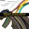 22FT 4 Pin 5 Wire Trailer Wiring Harness,Trailer Light Kit Heavy Duty Pure Copper Connectors with Nylon Mesh Protection for Rewiring of Taillights,Brake Lights and Turn Signals on Trailers RVs Boats