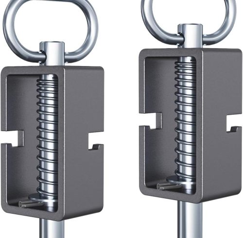 Trailer Gate Latch 2PCS Spring Latch Lock Heavy-Duty Weld-On Spring Latch Assembly Universal for Utility Trailer Gate Latch