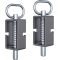 Trailer Gate Latch 2PCS Spring Latch Lock Heavy-Duty Weld-On Spring Latch Assembly Universal for Utility Trailer Gate Latch