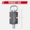 Trailer Gate Latch 2PCS Spring Latch Lock Heavy-Duty Weld-On Spring Latch Assembly Universal for Utility Trailer Gate Latch
