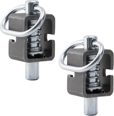 Spring Latch Lock, Weld-On Spring Latch Assembly, Trailer Gate Latch, Pack of 2 (Universal)