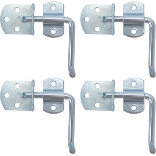 Trailer Gate Latch, 4 Pack Stake Bed Latches, Straight Side Gate Bracket Sets for Utility Trailer, Trucks, Wood