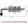 Steel Spring Pin Latch Lock Assembly 1/2" 2 Pack Spring Bolt Latch for Utility Trailer Gate, Barn Door, Heavy Duty Electroplating
