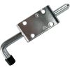 Steel Spring Pin Latch Lock Assembly 1/2" 2 Pack Spring Bolt Latch for Utility Trailer Gate, Barn Door, Heavy Duty Electroplating