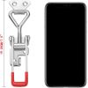 Heavy Duty Adjustable Toggle Latch Clamp 4003 Style 1320Lbs Holding Capacity Large Hasp Clamp For Smoker ToolBox Case Industrial EquiIpment and More (7.5inch)